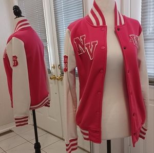 Pink & White Vegas Jacket - Size Small